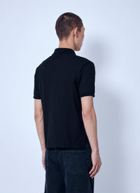 Saint Laurent Men Embroidered Logo Polo Shirt