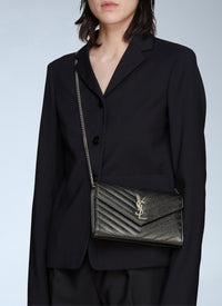 Saint Laurent Saint Laurent Women Ysl Monogrammed Wallet Bag