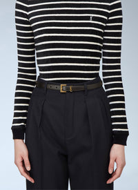Saint Laurent Saint Laurent Women Monogram Belt