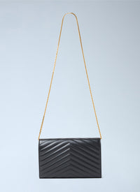 Saint Laurent Women Cassandre Matelassé Chain Wallet