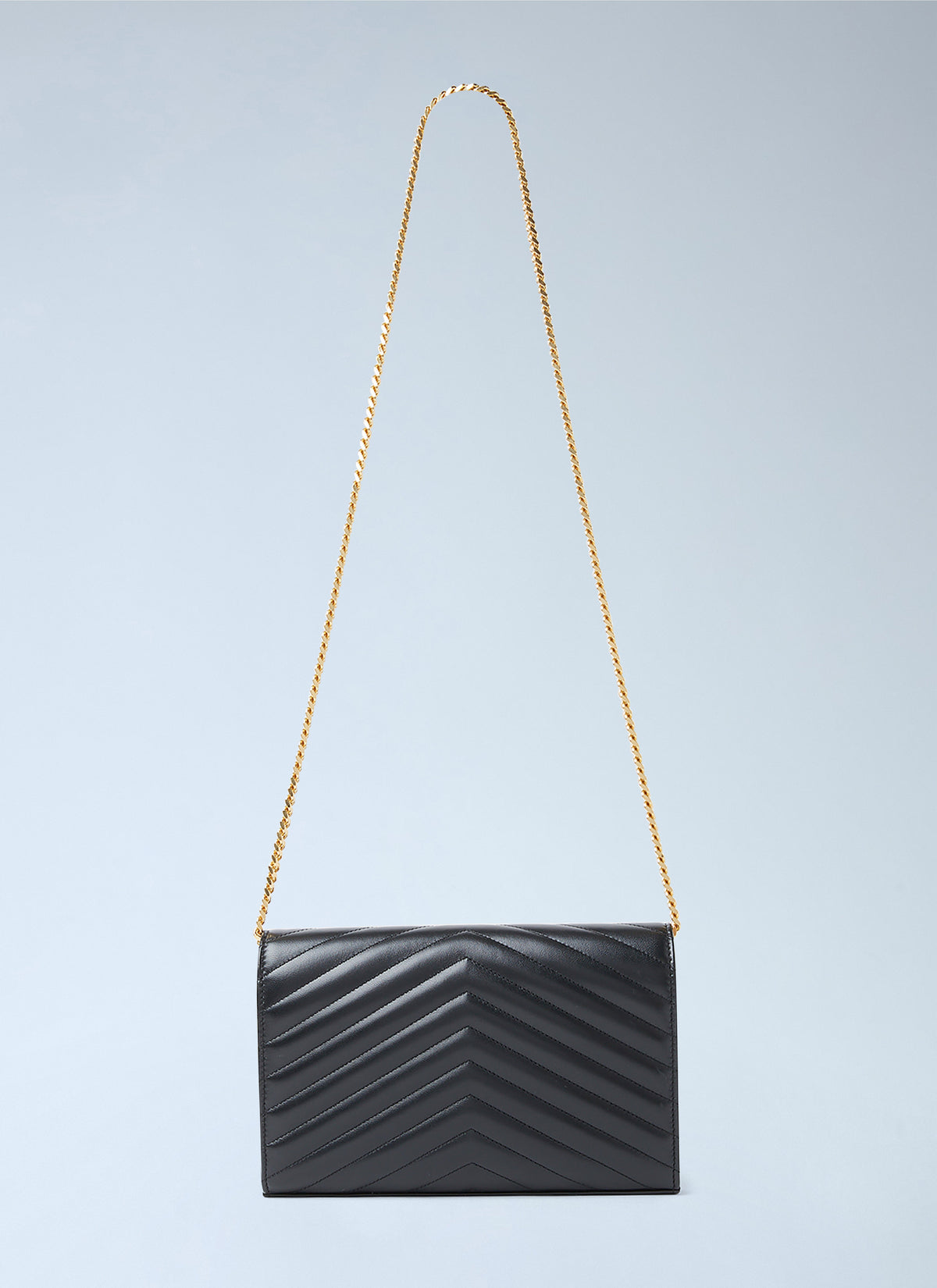 Saint Laurent Women Cassandre Matelassé Chain Wallet