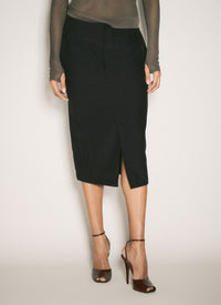 Saint Laurent Saint Laurent Women Silk Pencil Skirt