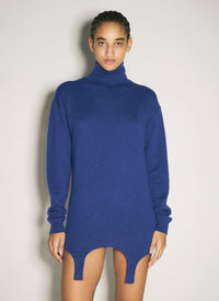 Saint Laurent Saint Laurent Women Turtleneck Garter Sweater