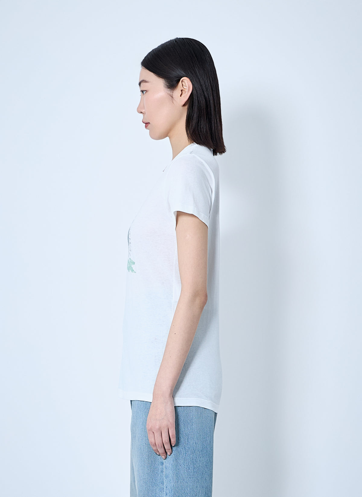 Saint Laurent Saint Laurent Women Logo Motif T-Shirt