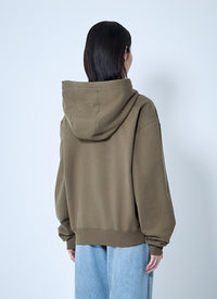 Saint Laurent Saint Laurent Women Hooded Logo Motif Sweatshirt