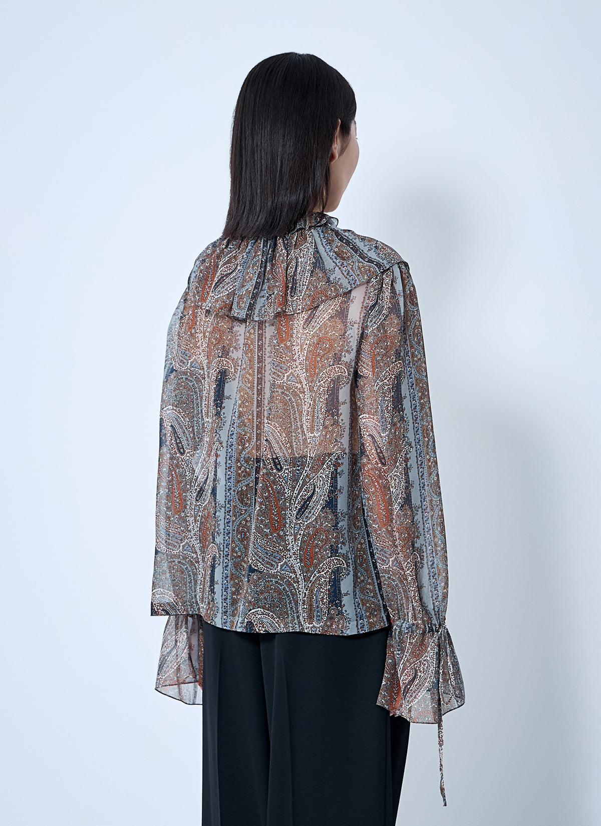 Saint Laurent Saint Laurent Women Paisley Silk Georgette Blouse