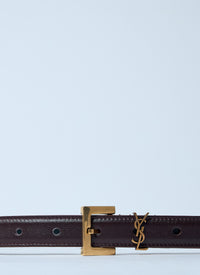 Saint Laurent Saint Laurent Women Cassandre Thin Belt