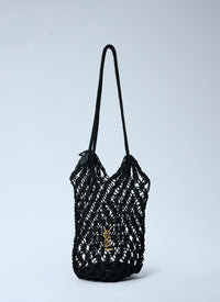 Saint Laurent Saint Laurent Women Large Cassandre Crochet Tote Bag