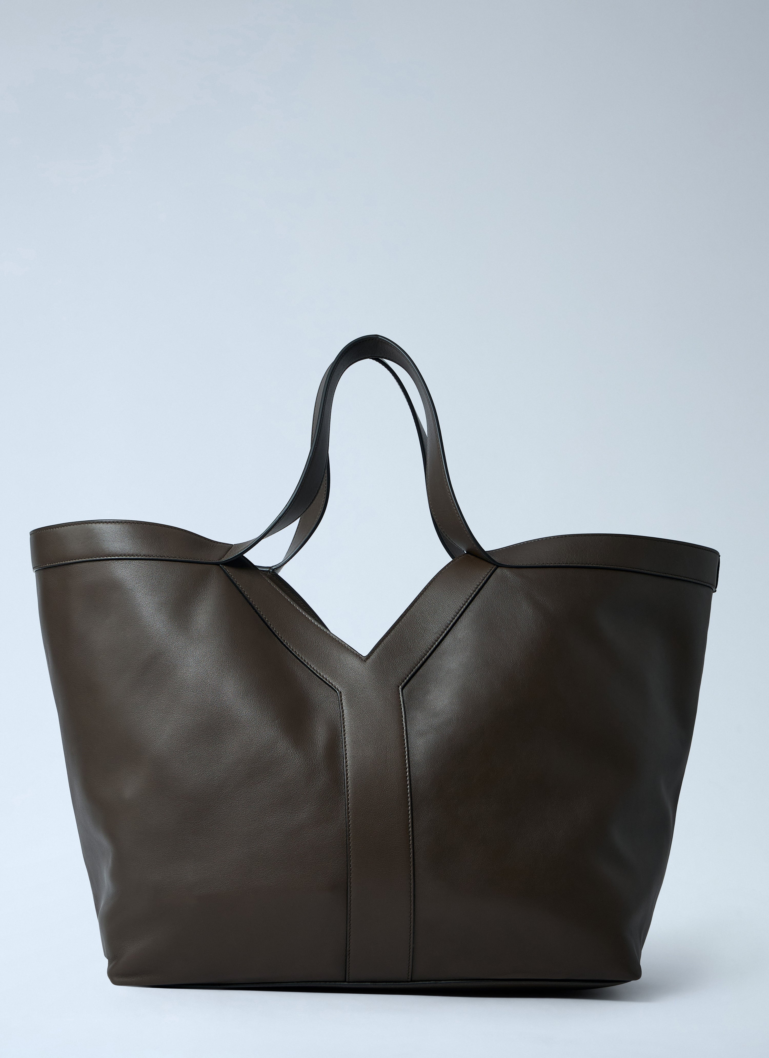Saint Laurent Saint Laurent Women Large Y-Shaped Leather Tote Bag