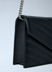 Saint Laurent Saint Laurent Women Cassandre Envelop Chain Wallet