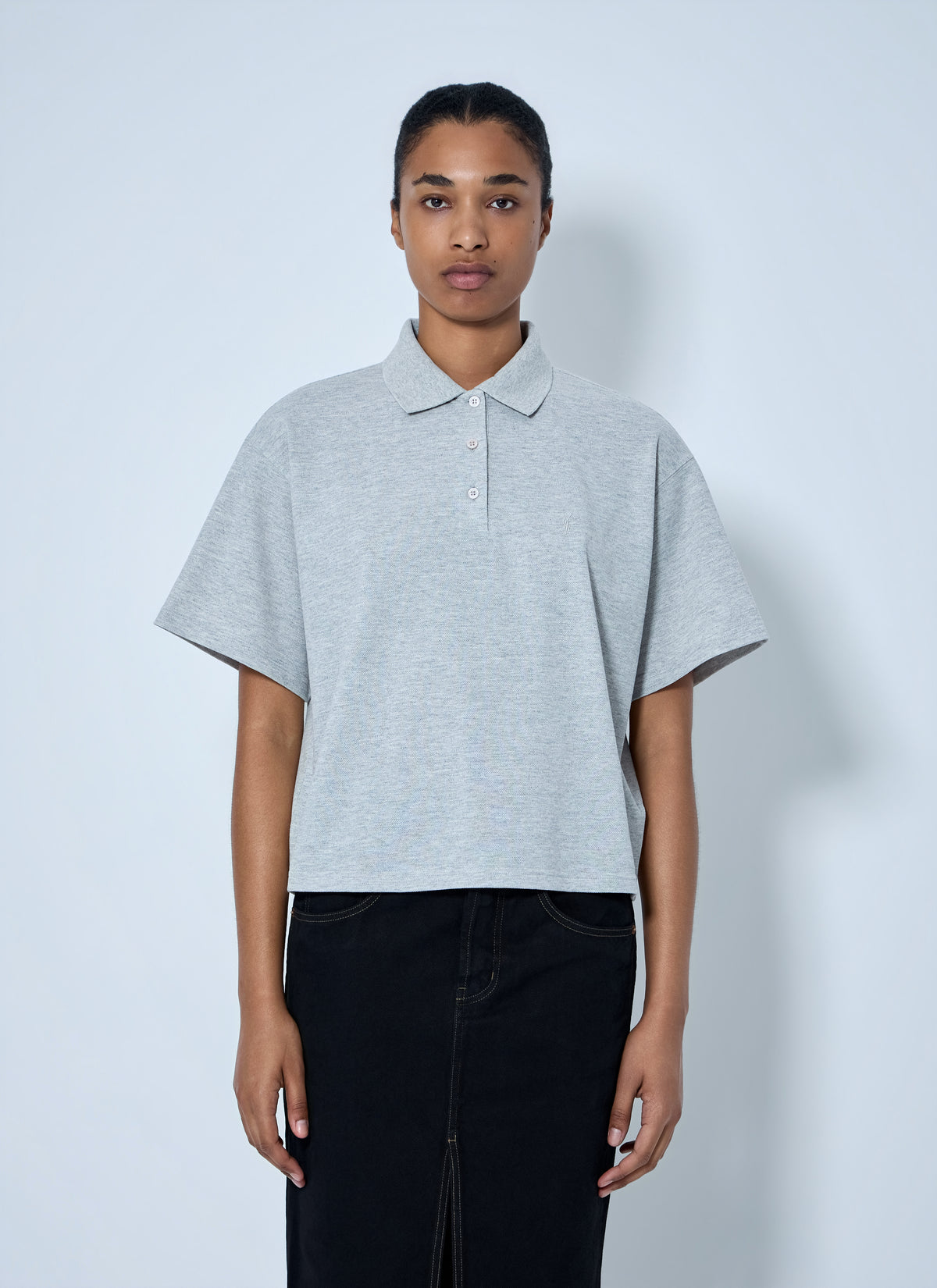 Saint Laurent Women Short Sleeve Polo Shirt