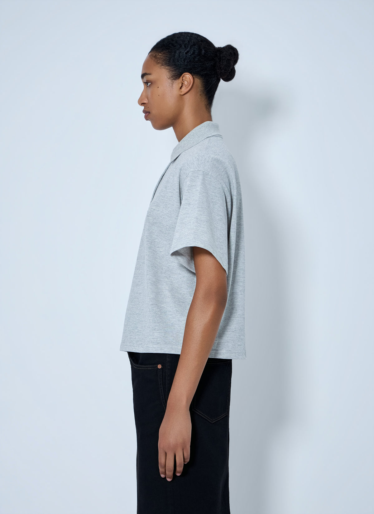 Saint Laurent Women Short Sleeve Polo Shirt