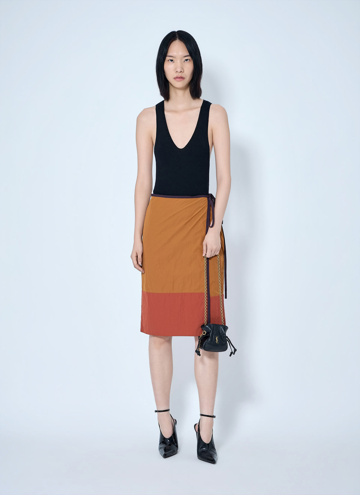 Saint Laurent Women Wrap-Tie Skirt