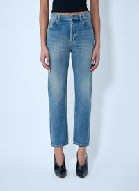 Saint Laurent Saint Laurent Women 90S High-Rise Cropped Slim Jeans