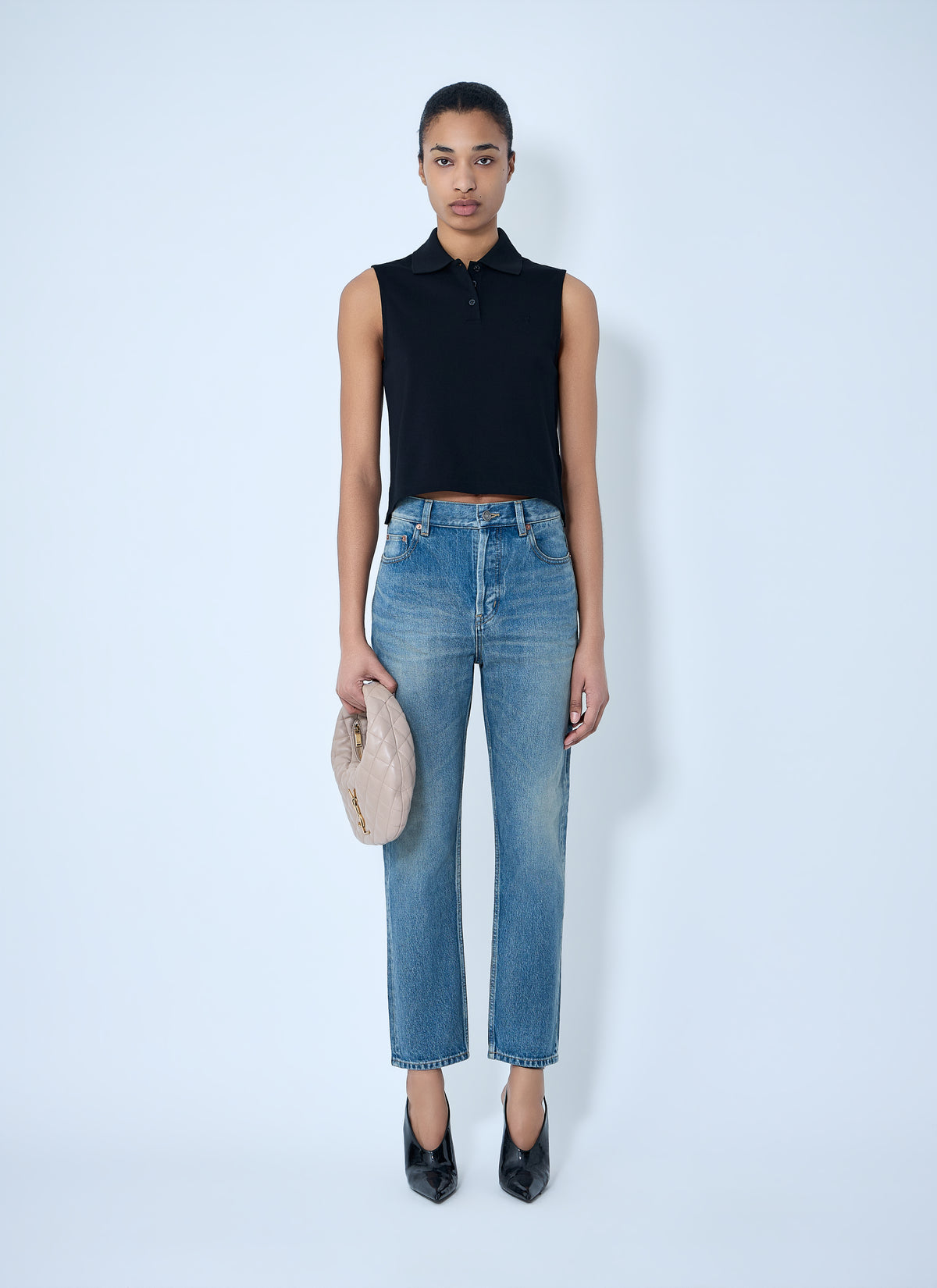 Saint Laurent Saint Laurent Women Cassandre Polo Shirt