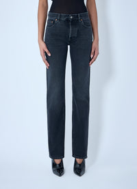 Saint Laurent Saint Laurent Women Straight High Rise Jeans