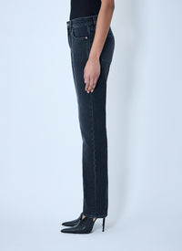 Saint Laurent Saint Laurent Women Straight High Rise Jeans