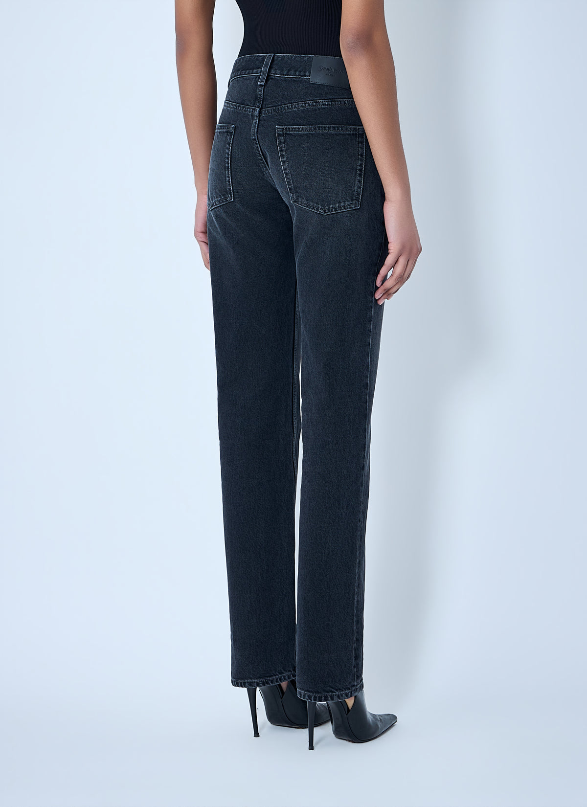 Saint Laurent Saint Laurent Women Straight High Rise Jeans
