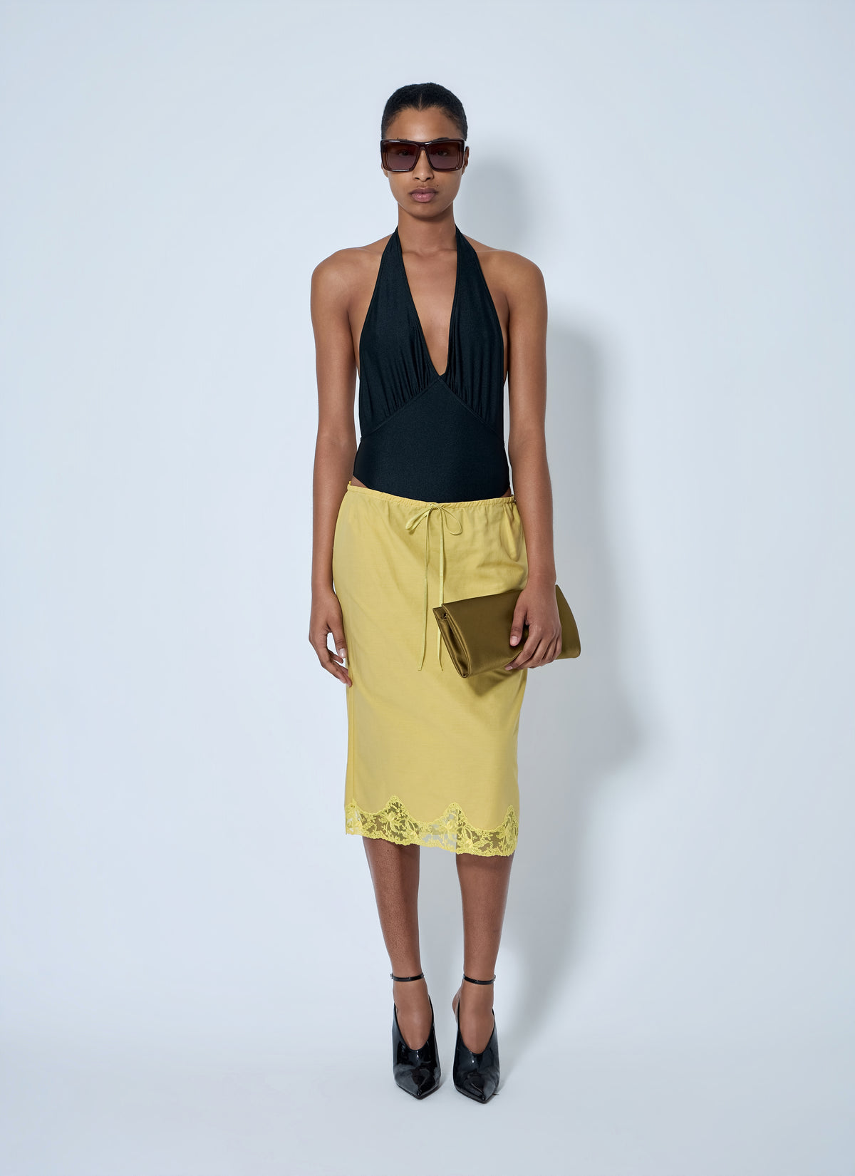 Saint Laurent Saint Laurent Women Halterneck Swimsuit