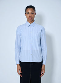 Saint Laurent Saint Laurent Women Striped Cotton Poplin Shirt