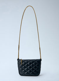 SAINT LAURENT Saint Laurent Women Quilted Leather Chain Bag