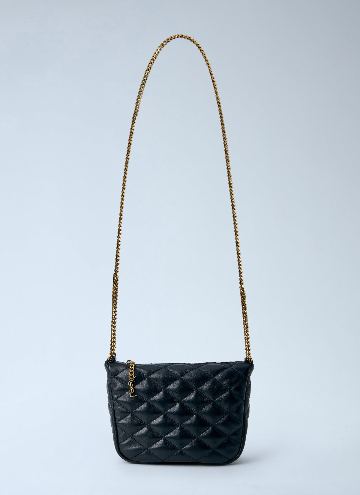 SAINT LAURENT Saint Laurent Women Quilted Leather Chain Bag