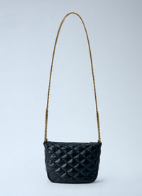 SAINT LAURENT Saint Laurent Women Quilted Leather Chain Bag