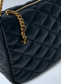 SAINT LAURENT Saint Laurent Women Quilted Leather Chain Bag