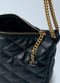 SAINT LAURENT Saint Laurent Women Quilted Leather Chain Bag