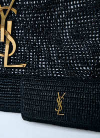 Saint Laurent Women Rafia Icare Tote Bag
