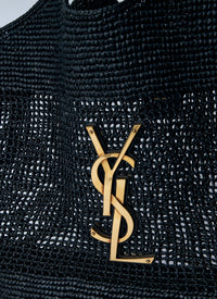 Saint Laurent Women Rafia Icare Tote Bag