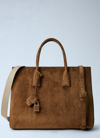 Saint Laurent Saint Laurent Women Sac De Jour Suede Handbag
