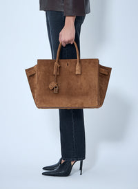 Saint Laurent Saint Laurent Women Sac De Jour Suede Handbag