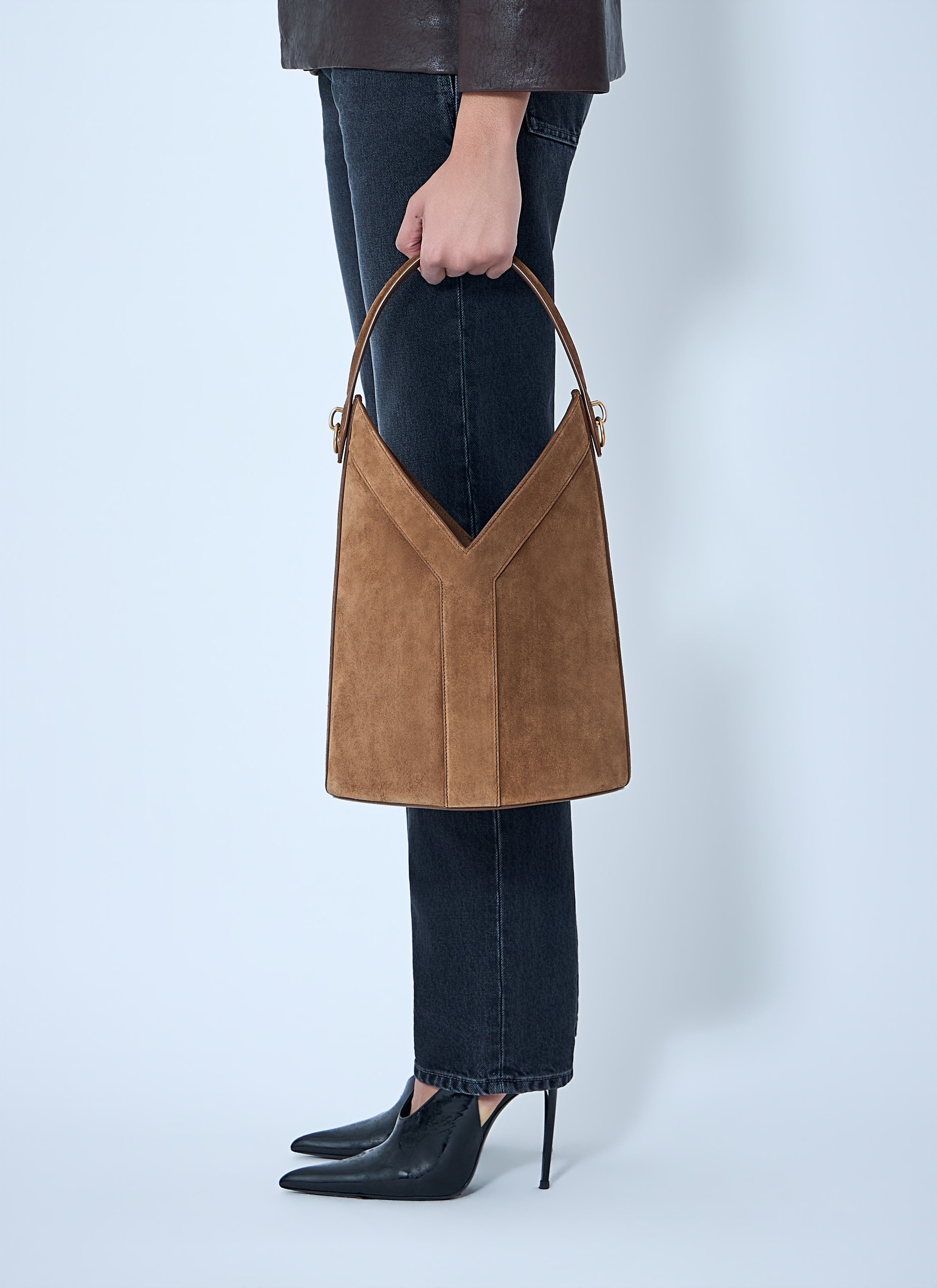 Saint Laurent Saint Laurent Women Y Top-Handle Bucket Bag