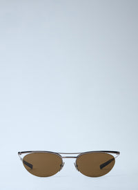 Saint Laurent Saint Laurent Women Sl 862 Oval Frame Sunglasses