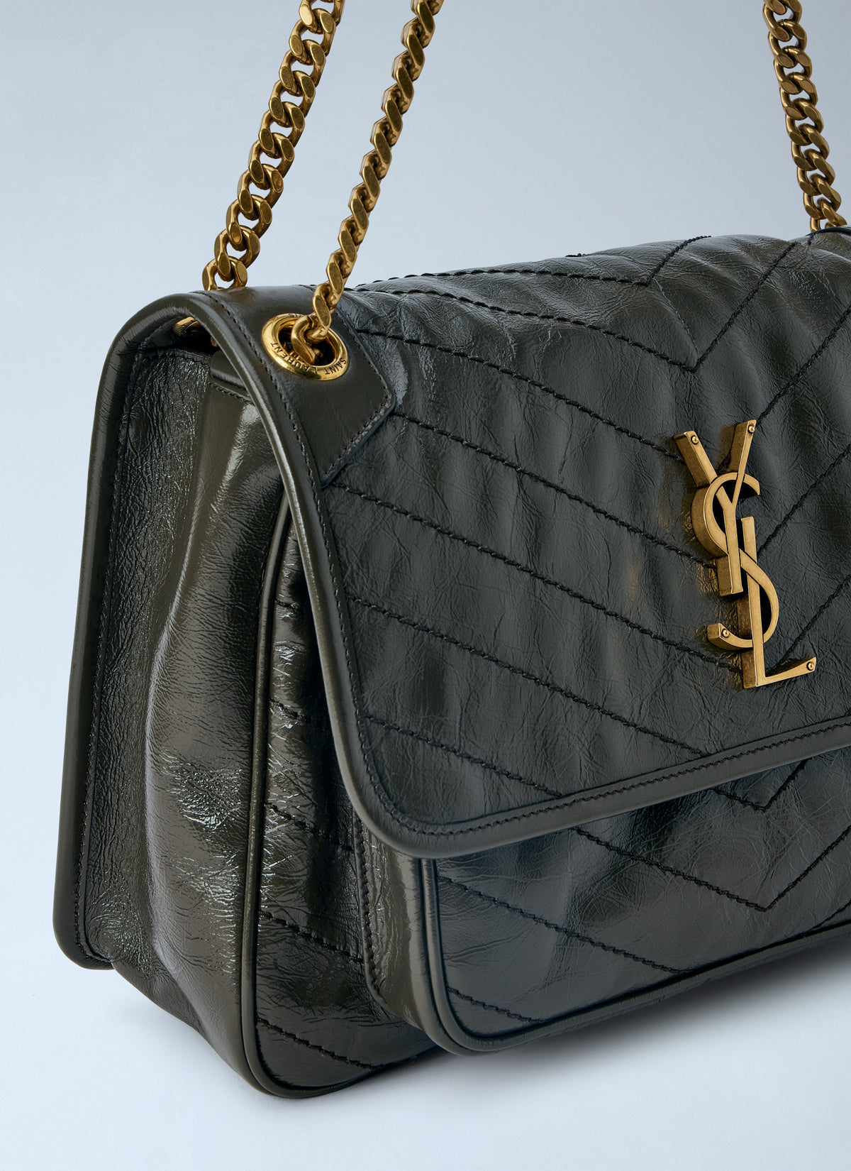 Saint Laurent Women Medium Niki Chain Shoulder Bag