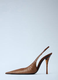 Saint Laurent Women Slingback Stiletto Heels