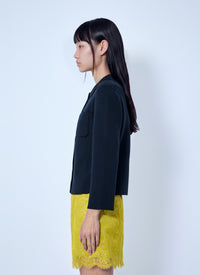 Saint Laurent Women Wool Polo Cardigan