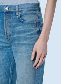 Saint Laurent Women Mid-Rise Straight Jeans