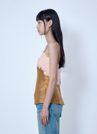 Saint Laurent Women Lace Camisole Top
