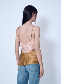 Saint Laurent Women Lace Camisole Top