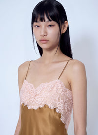Saint Laurent Women Lace Camisole Top