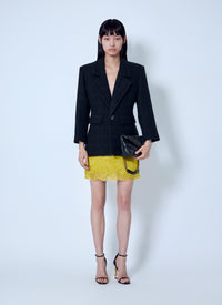 Saint Laurent Women Single-Breasted Jacket In Tweed