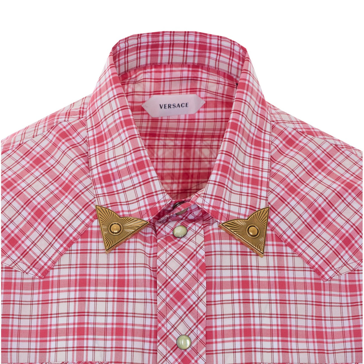 Versace Men Slim Check Shirt