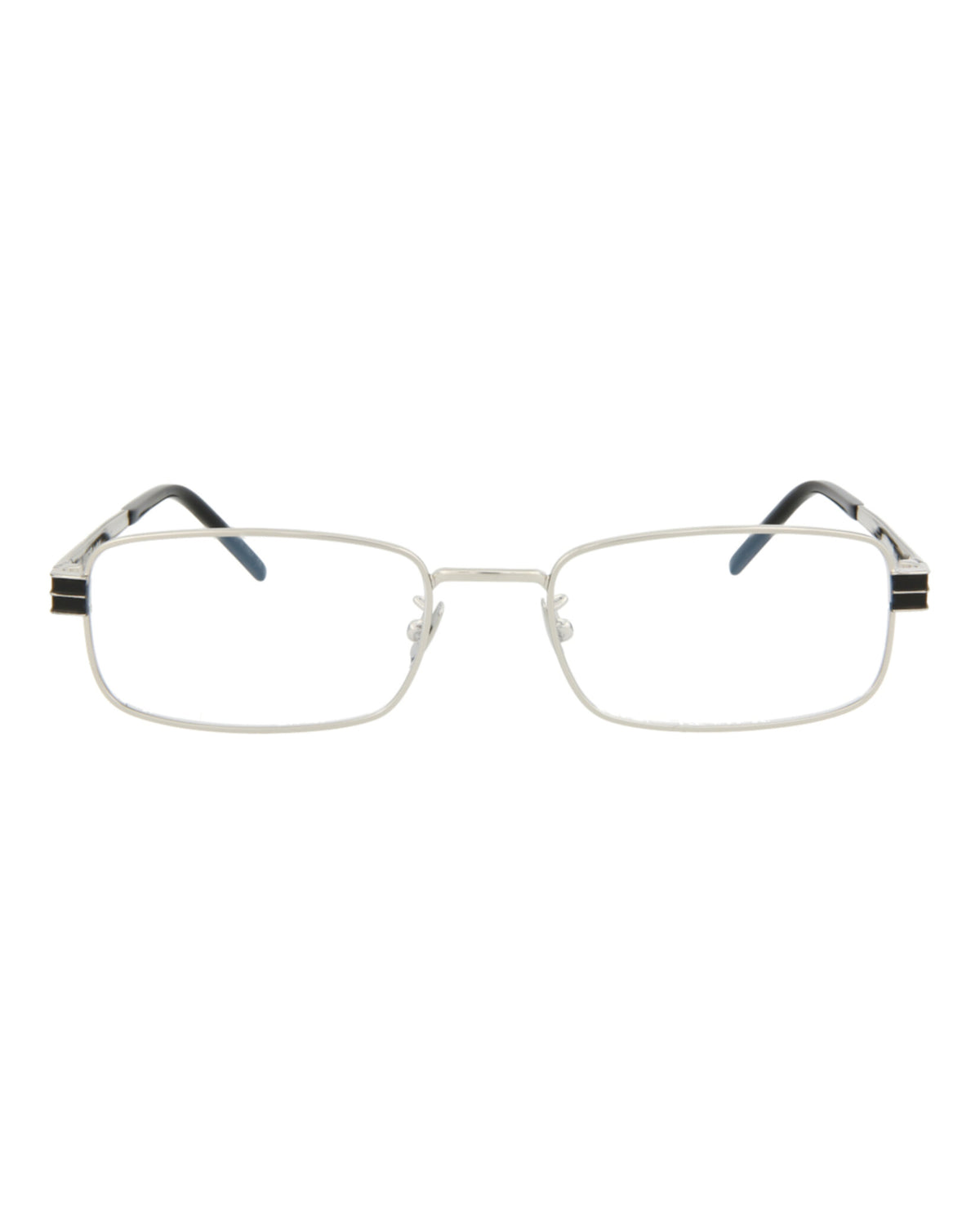 Saint Laurent Unisex Silver Black Transparent Fashion Designer Eyewear