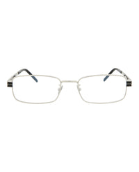 Saint Laurent Unisex Silver Black Transparent Fashion Designer Eyewear