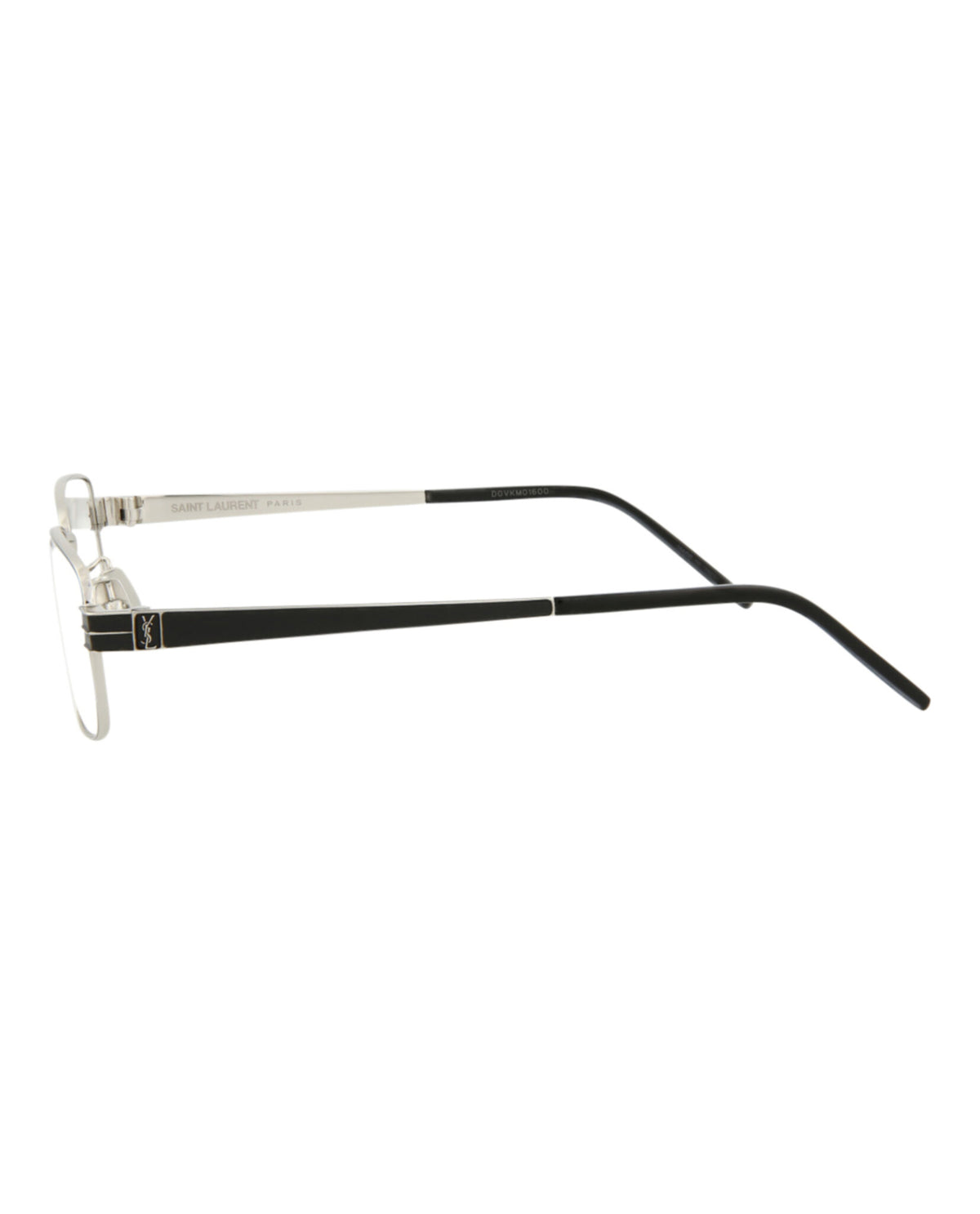 Saint Laurent Unisex Silver Black Transparent Fashion Designer Eyewear