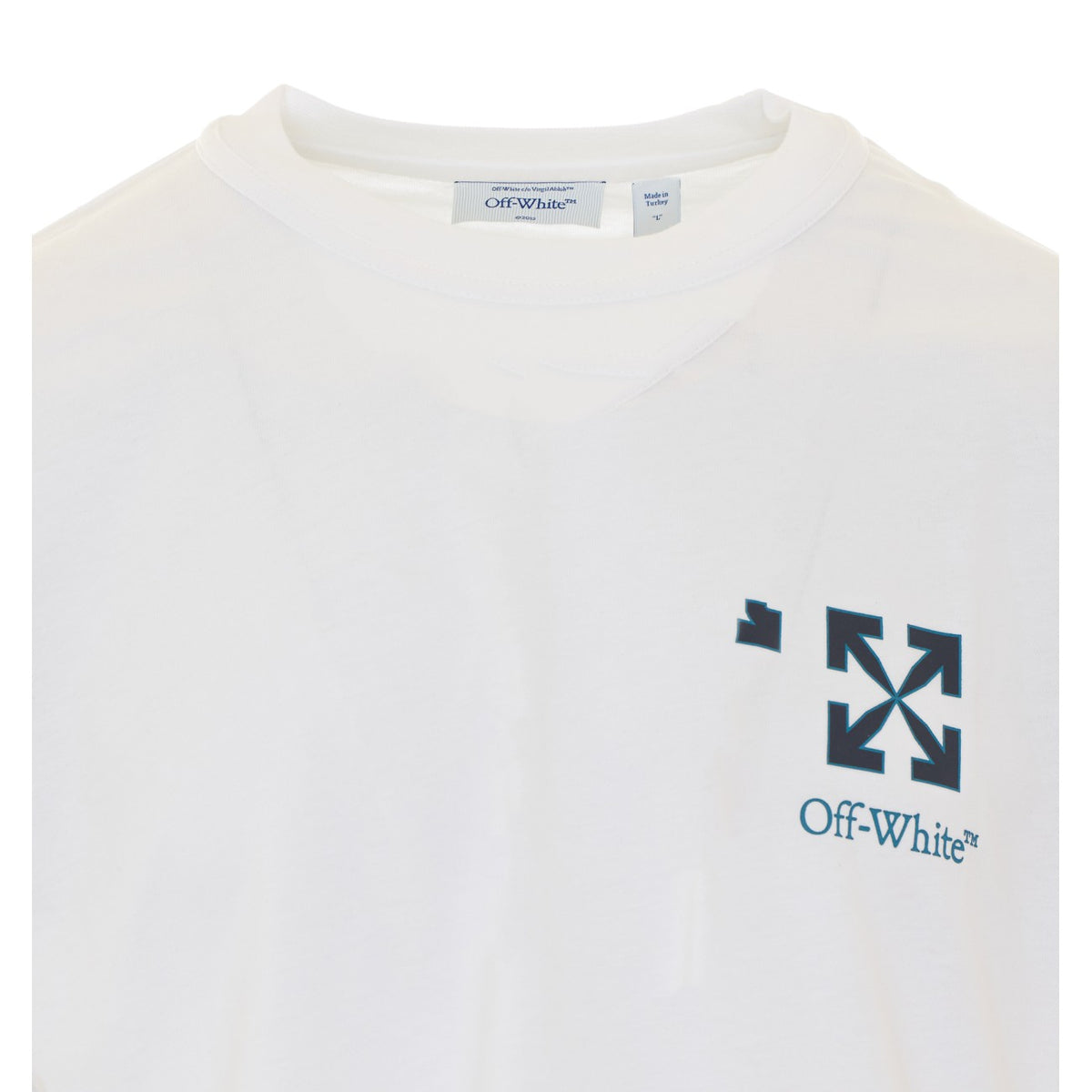 Off White Off White Men Small Arrow Regular T-Shirt