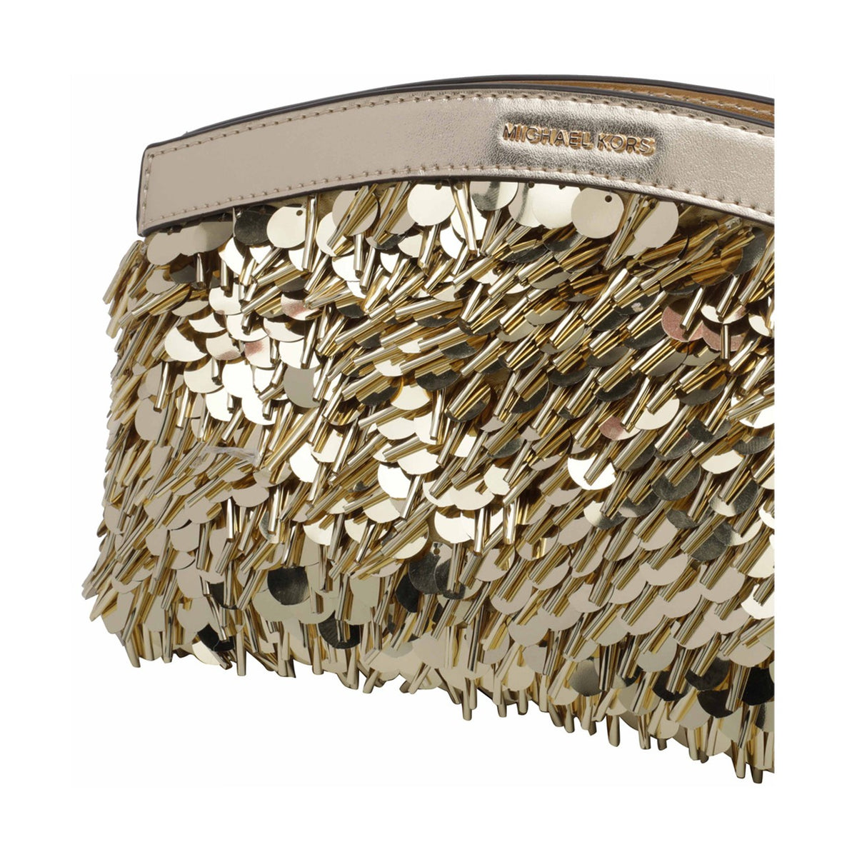 Michael Michael Kors Michael Michael Kors Women Small Athena Convertible Clutch With Metallized Sequines