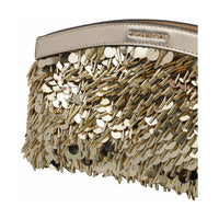 Michael Michael Kors Michael Michael Kors Women Small Athena Convertible Clutch With Metallized Sequines